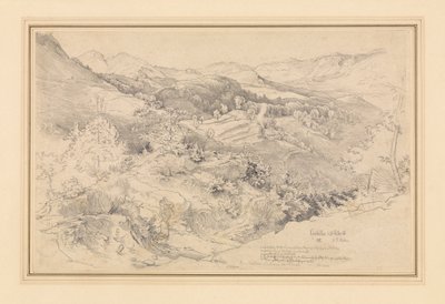 Uitzicht vanaf Civitella, nabij Olevano door Victor Paul Mohn